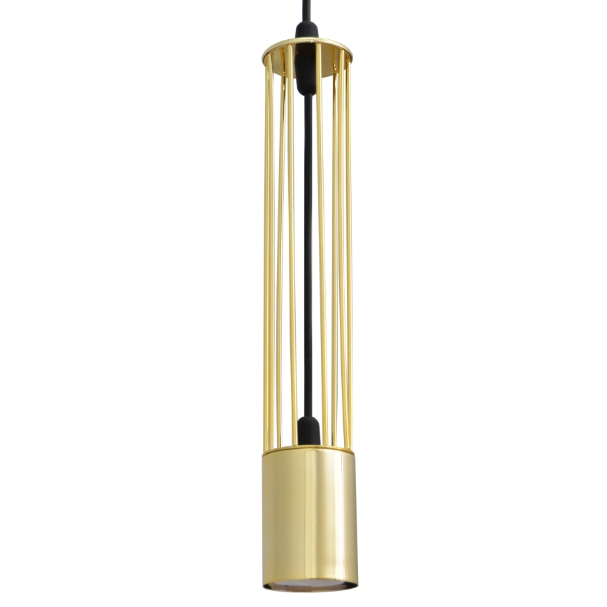 LED Hängeleuchte BARS 3xGU10/4,8W/230V gold