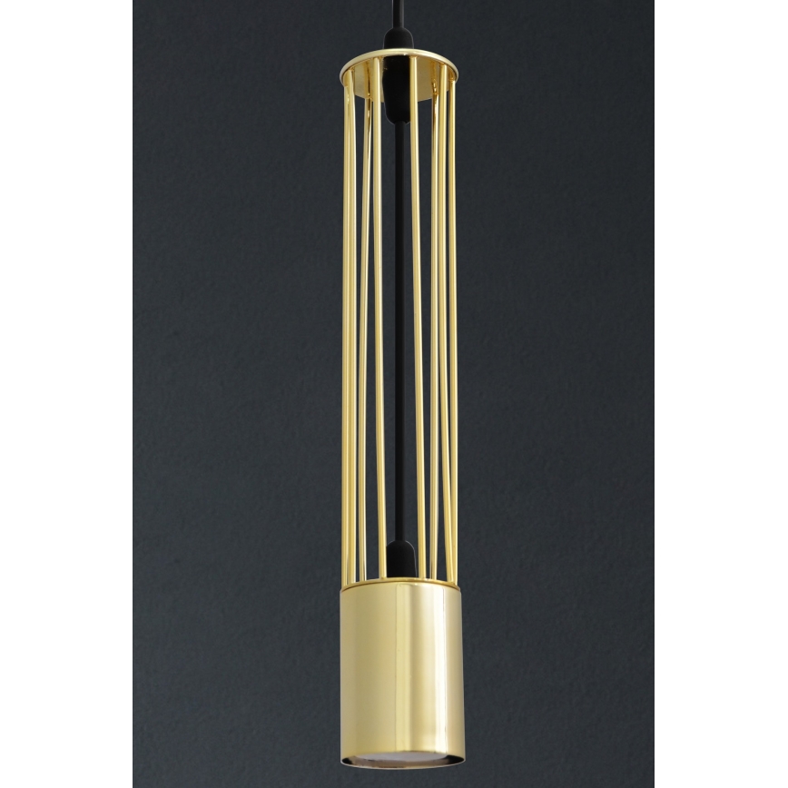 LED Hängeleuchte BARS 3xGU10/4,8W/230V gold