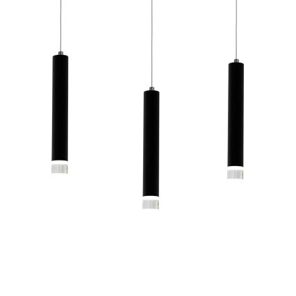 LED Hängeleuchte CARBON 3xLED/15W/230V