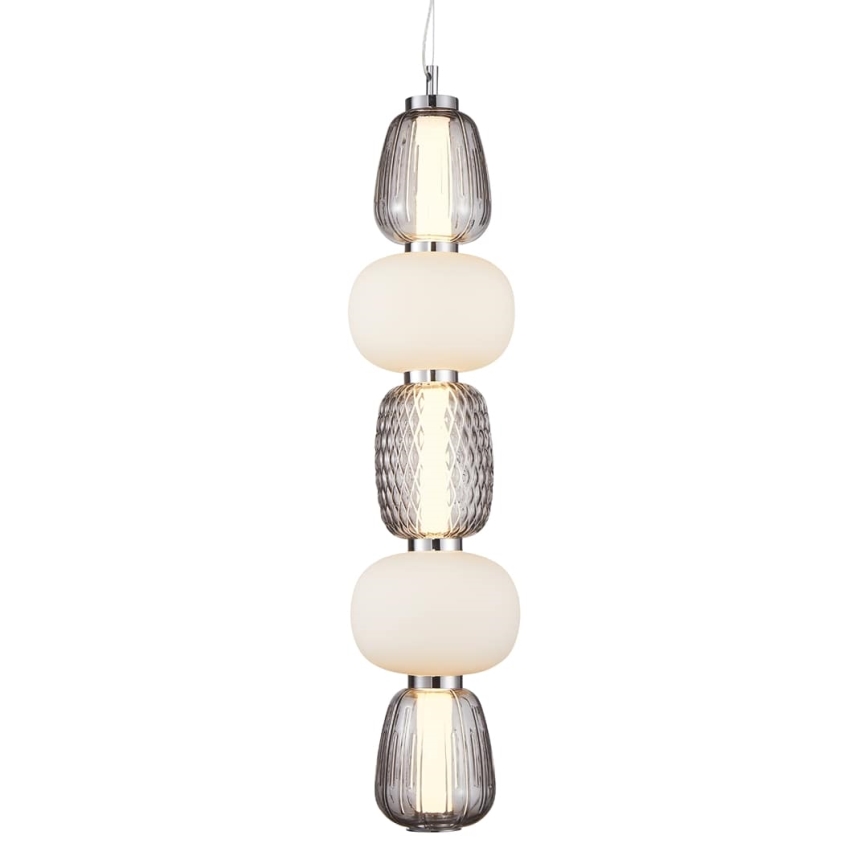 LED-Hängeleuchte CARO LED/40W/230V glänzendes Chrom