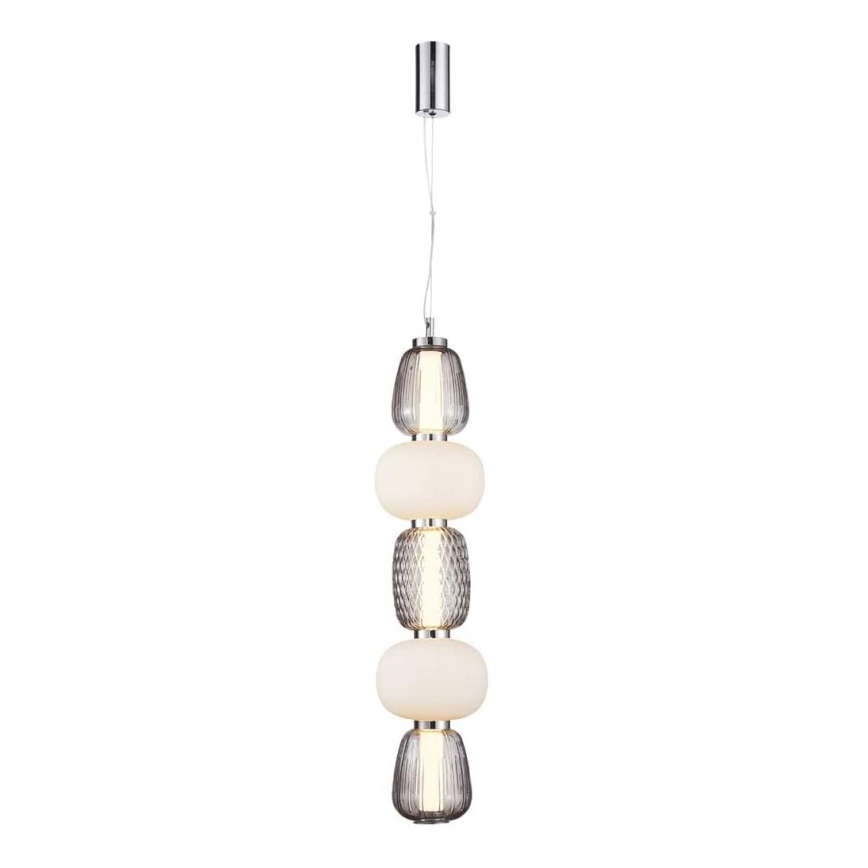 LED-Hängeleuchte CARO LED/40W/230V glänzendes Chrom