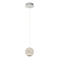 LED Hängeleuchte CREMONA 1xLED/5W/230V 3000K matt chrom