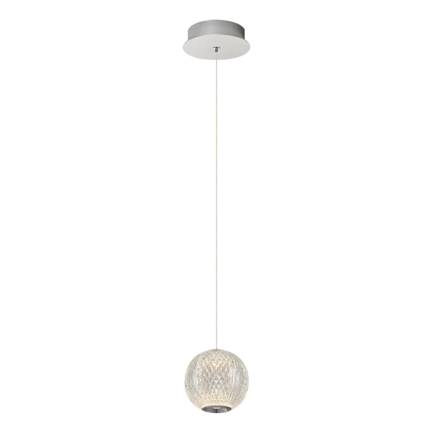 LED Hängeleuchte CREMONA 1xLED/5W/230V 3000K matt chrom