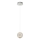 LED Hängeleuchte CREMONA 1xLED/5W/230V 3000K matt chrom