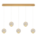 LED Hängeleuchte CREMONA 5xLED/5W/230V 3000K gold