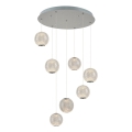 LED Hängeleuchte CREMONA 7xLED/5W/230V 3000K mattes Chrom