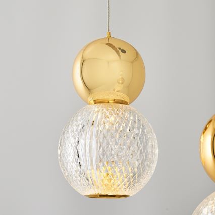 LED Hängeleuchte CREMONA LED/27W/230V 3000K gold