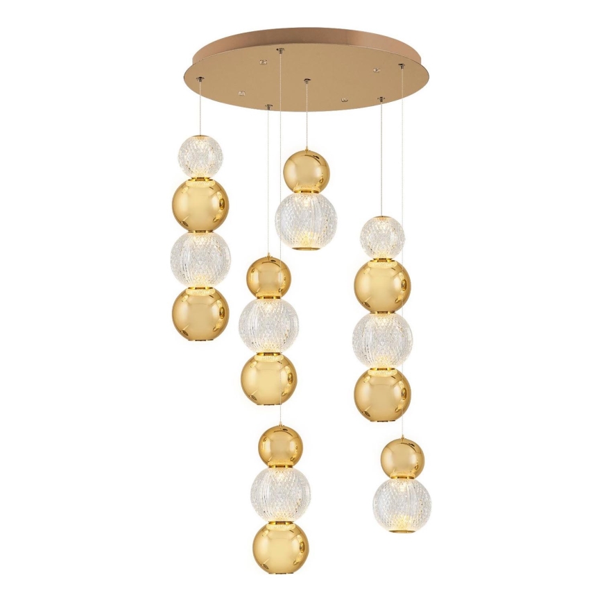 LED Hängeleuchte CREMONA LED/34W/230V 3000K Gold