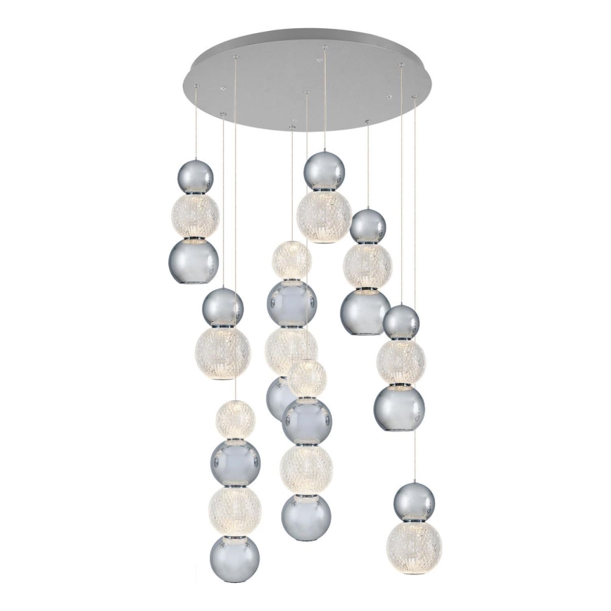 LED Hängeleuchte CREMONA LED/51W/230V 3000K matt chrom