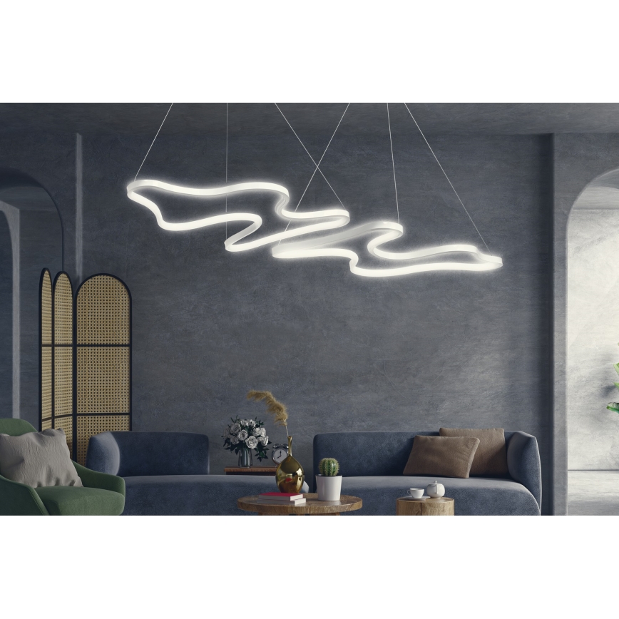 LED Hängeleuchte DUPLE ARTISAN LED/80W/230V 6500K weiß