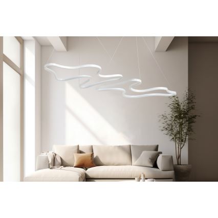 LED Hängeleuchte DUPLE ARTISAN LED/80W/230V 6500K weiß