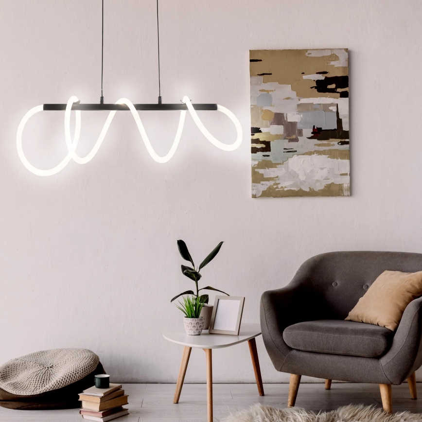 LED-Hängeleuchte EMMA LED/38W/230V schwarz
