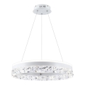 LED Hängeleuchte FROZI LED/32W/230V Durchmesser 50 cm weiß