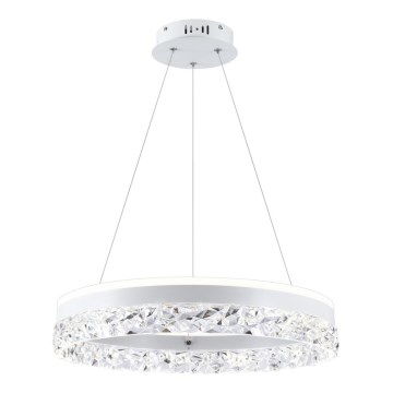 LED Hängeleuchte FROZI LED/32W/230V Durchmesser 50 cm weiß
