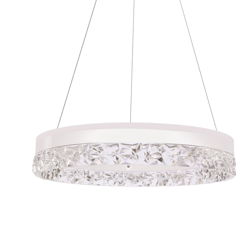 LED Hängeleuchte FROZI LED/32W/230V Durchmesser 50 cm weiß