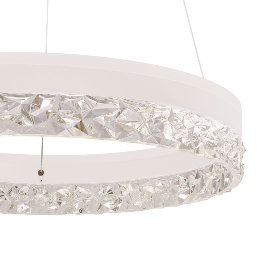 LED Hängeleuchte FROZI LED/32W/230V Durchmesser 50 cm weiß