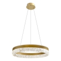 LED Hängeleuchte FROZI LED/32W/230V Ø 50 cm gold