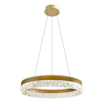 LED Hängeleuchte FROZI LED/32W/230V Ø 50 cm gold