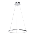 LED-Hängeleuchte HOOP LED/27W/230V d 50 cm 4000K glänzendes Chrom