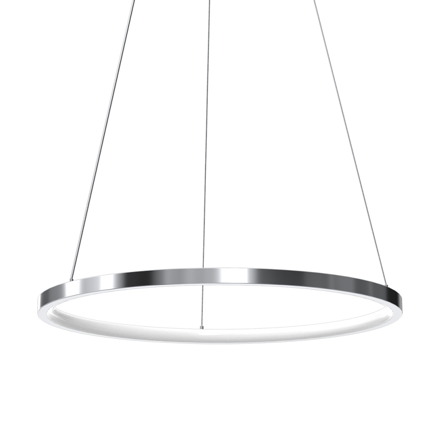 LED-Hängeleuchte HOOP LED/27W/230V d 50 cm 4000K glänzendes Chrom