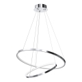 LED-Hängeleuchte HOOP LED/51W/230V d 60 cm 4000K glänzendes Chrom