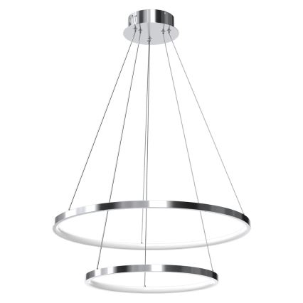 LED-Hängeleuchte HOOP LED/51W/230V d 60 cm 4000K glänzendes Chrom