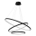 LED-Hängeleuchte HOOP LED/93W/230V d 60 cm 4000K schwarz