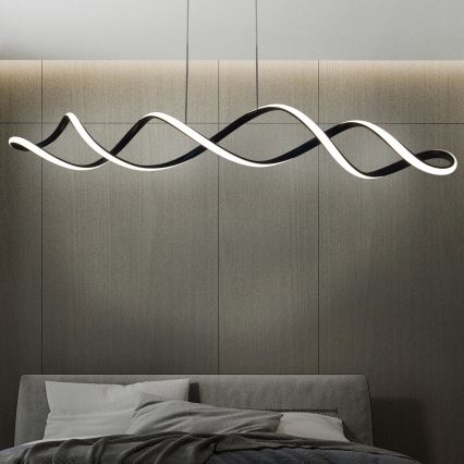 LED-Hängeleuchte INFINITO LED/43W/230V schwarz