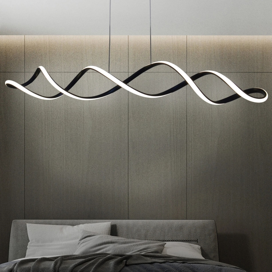 LED-Hängeleuchte INFINITO LED/43W/230V schwarz