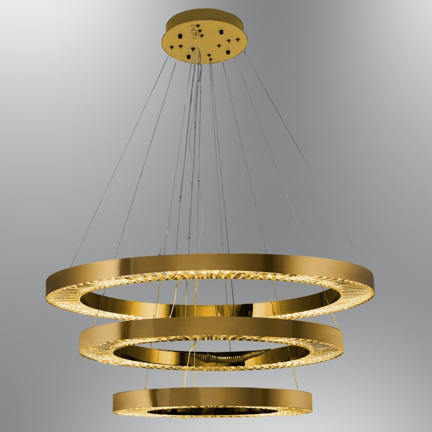 LED Hängeleuchte JESI LED/99W/230V 3000K 100 cm bronzefarbig