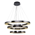 LED Hängeleuchte JESI LED/99W/230V 3000K Durchmesser 100 cm silber