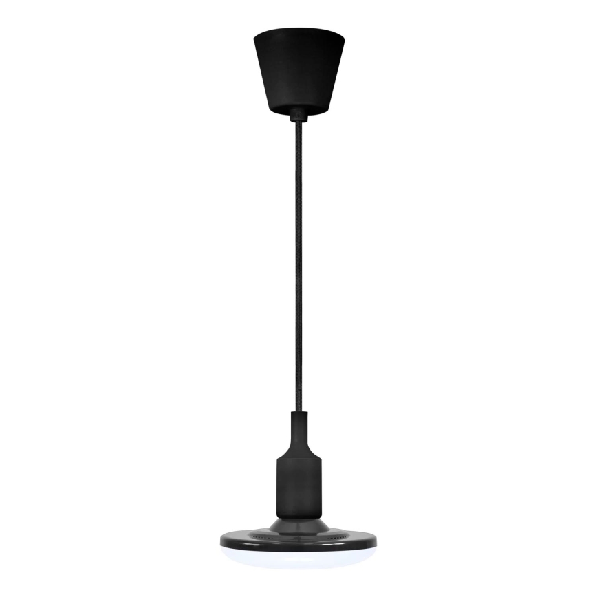 LED Hängeleuchte KIKI 1xE27/10W/230V schwarz