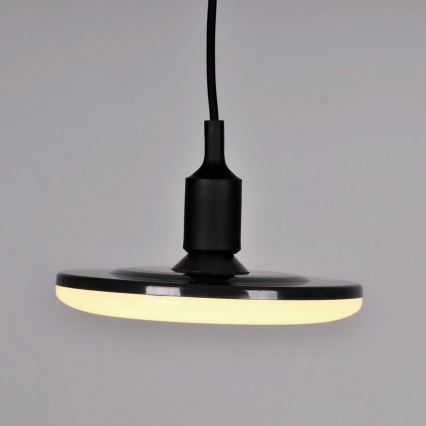 LED Hängeleuchte KIKI 1xE27/15W/230V schwarz