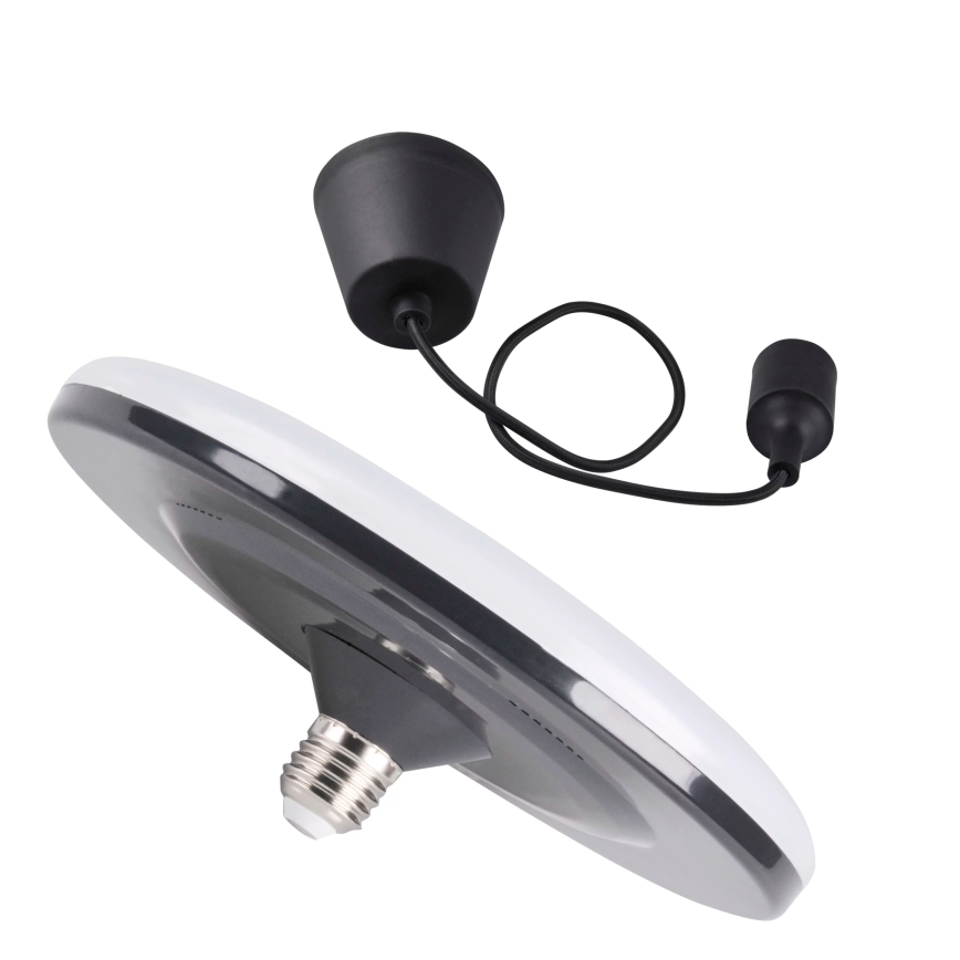 LED Hängeleuchte KIKI 1xE27/15W/230V schwarz