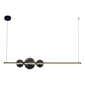 LED-Hängeleuchte KUGEL LED/30W/230V schwarz