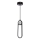 LED-Hängeleuchte LACRIMA LED/15W/230V 3000K schwarz