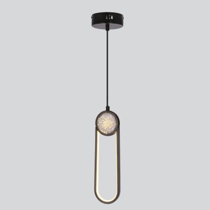 LED-Hängeleuchte LACRIMA LED/15W/230V 3000K schwarz