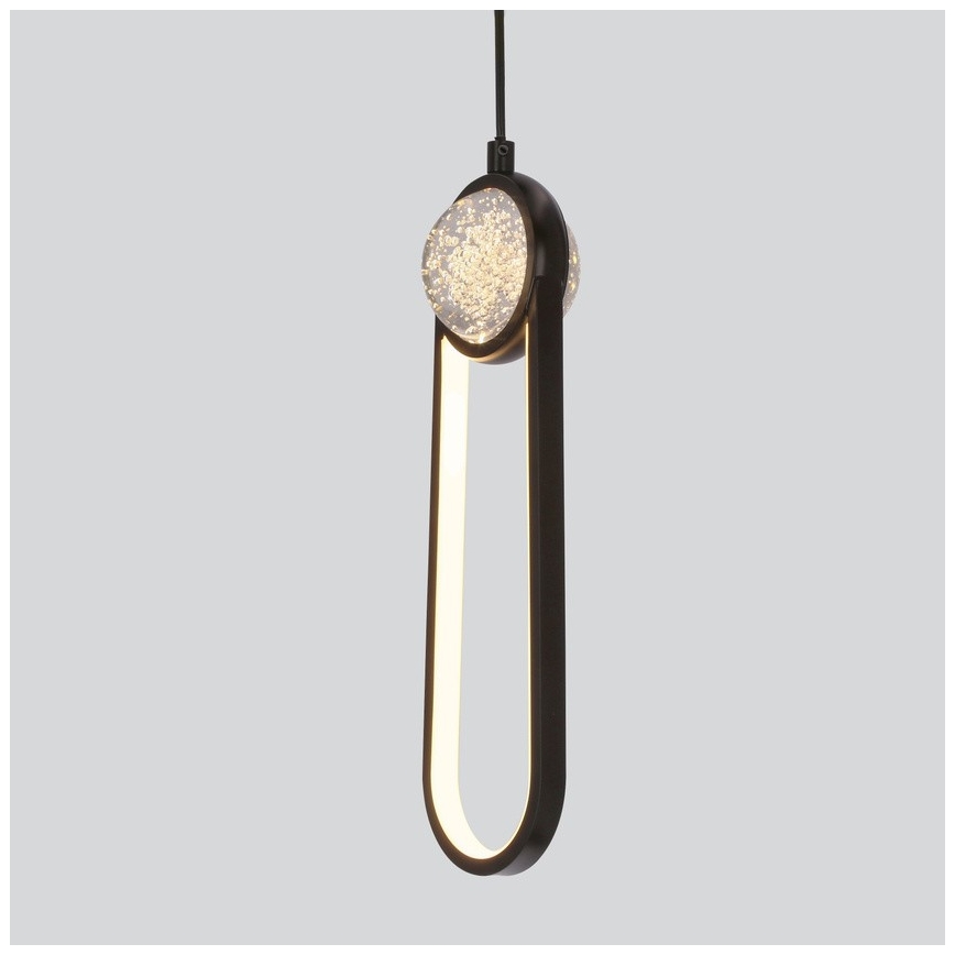LED-Hängeleuchte LACRIMA LED/15W/230V 3000K schwarz