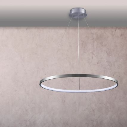 LED-Hängeleuchte LEA LED/20W/230V 4000K d 50 cm matt Chrom