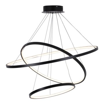LED-Hängeleuchte LEA LED/60W/230V 4000K d 80 cm schwarz