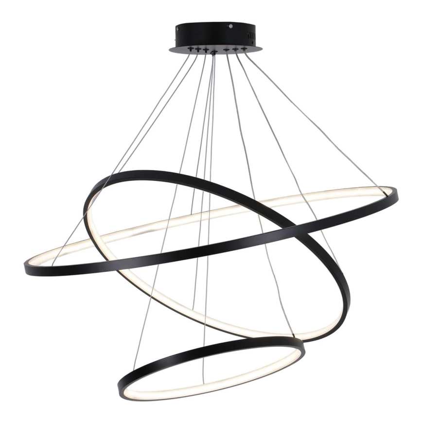 LED-Hängeleuchte LEA LED/60W/230V 4000K d 80 cm schwarz