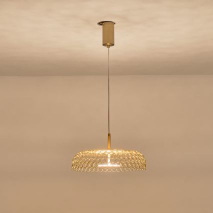 LED-Hängeleuchte LED/10W/230V 3000K golden d 35 cm
