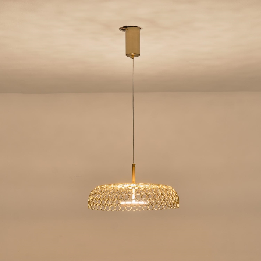 LED-Hängeleuchte LED/10W/230V 3000K golden d 35 cm