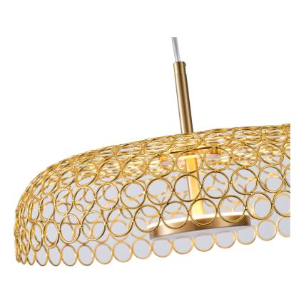 LED-Hängeleuchte LED/10W/230V 3000K golden d 35 cm