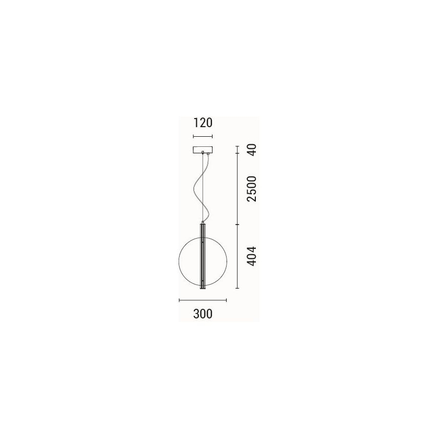 LED-Hängeleuchte LED/12,6W/230V 3000K