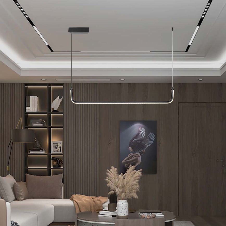 LED-Hängeleuchte LED/12W/230V 4000K schwarz