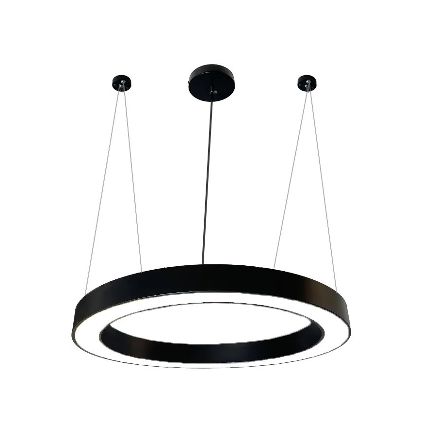 LED-Hängeleuchte LED/50W/230V 4000K d 100 cm schwarz