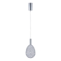 LED-Hängeleuchte LED/6,3W/230V 3000K glänzendes Chrom d 14 cm