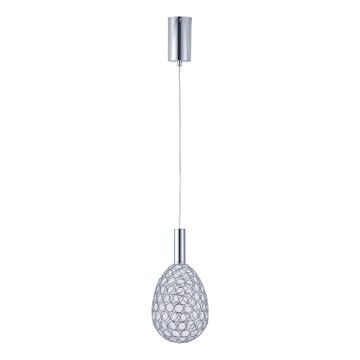 LED-Hängeleuchte LED/6,3W/230V 3000K glänzendes Chrom d 14 cm