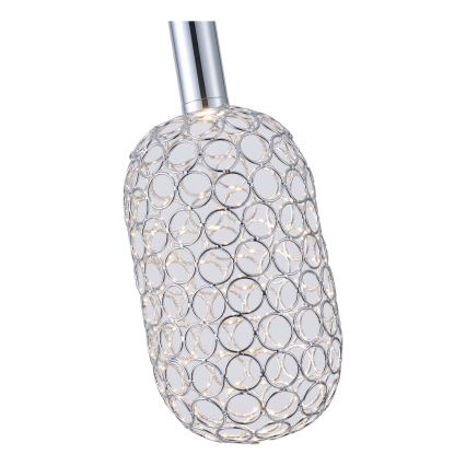 LED-Hängeleuchte LED/6,3W/230V 3000K glänzendes Chrom d 20 cm